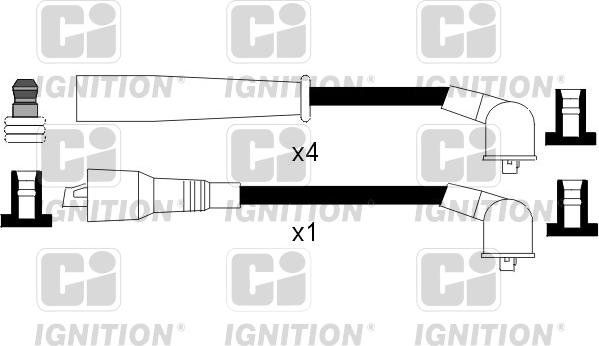 Quinton Hazell XC911 - Kit cavi accensione autozon.pro