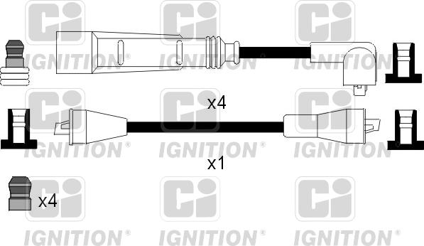 Quinton Hazell XC932 - Kit cavi accensione autozon.pro