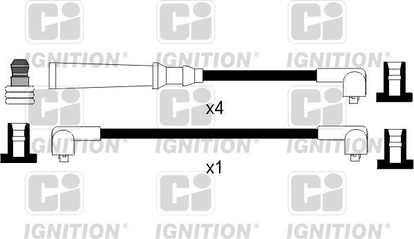 Quinton Hazell XC498 - Kit cavi accensione autozon.pro