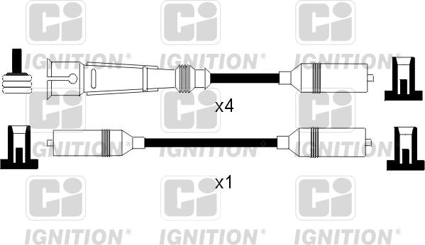 Quinton Hazell XC440 - Kit cavi accensione autozon.pro