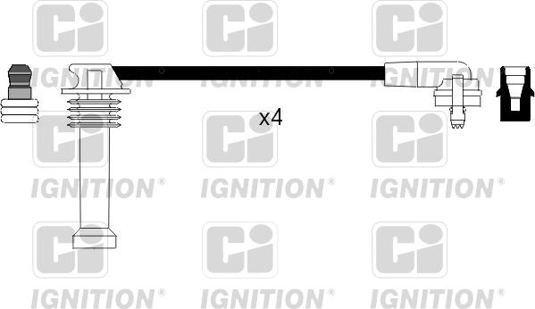 Quinton Hazell XC402 - Kit cavi accensione autozon.pro