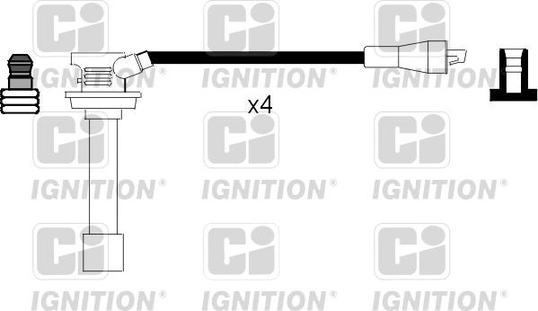 Quinton Hazell XC410 - Kit cavi accensione autozon.pro