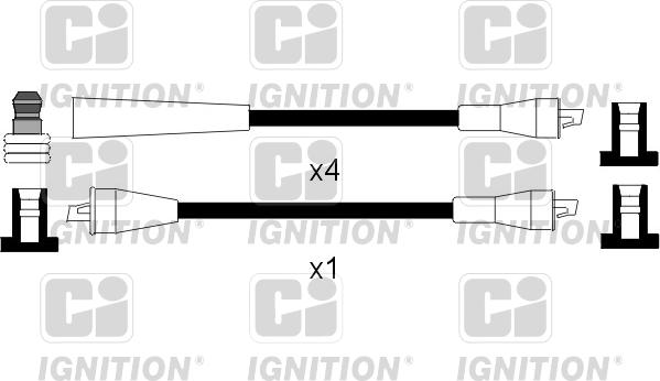 Quinton Hazell XC411 - Kit cavi accensione autozon.pro