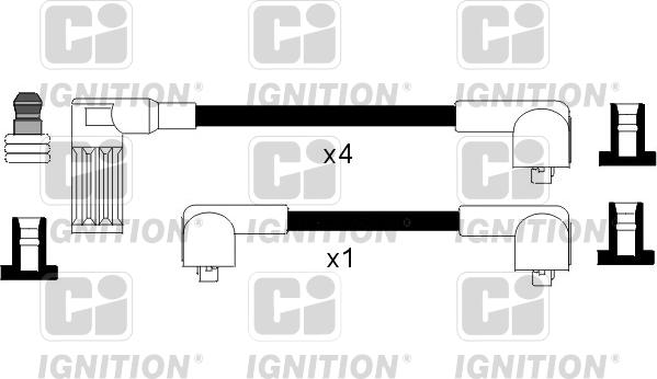 Quinton Hazell XC519 - Kit cavi accensione autozon.pro