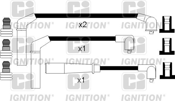 Quinton Hazell XC693 - Kit cavi accensione autozon.pro