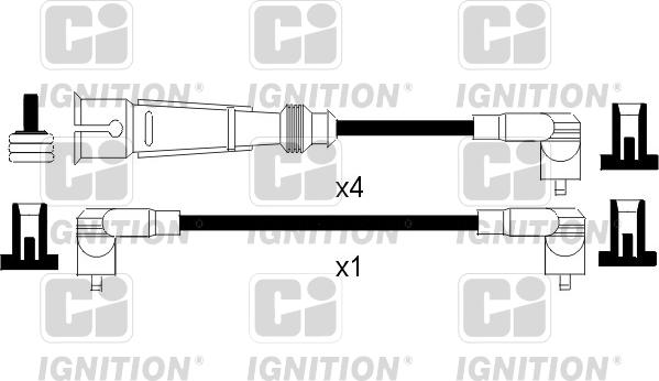 Quinton Hazell XC1095 - Kit cavi accensione autozon.pro