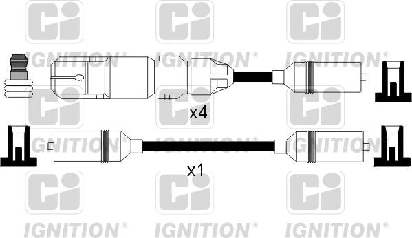 Quinton Hazell XC1043 - Kit cavi accensione autozon.pro