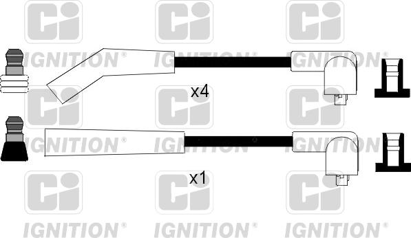 Quinton Hazell XC1056 - Kit cavi accensione autozon.pro