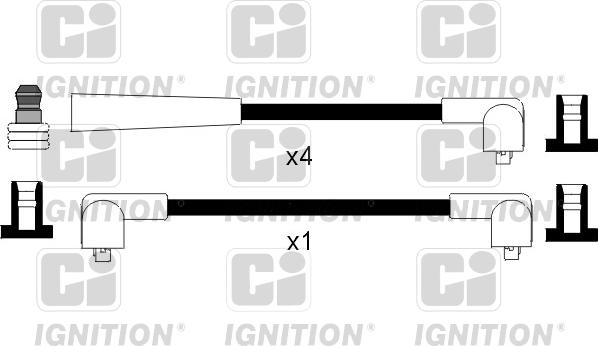 Quinton Hazell XC1082 - Kit cavi accensione autozon.pro