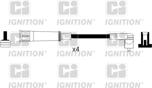 Quinton Hazell XC1039 - Kit cavi accensione autozon.pro