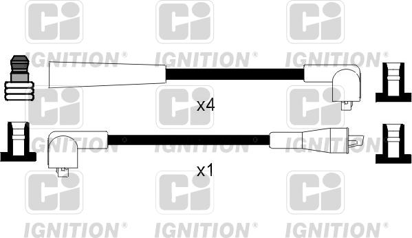 Quinton Hazell XC1079 - Kit cavi accensione autozon.pro