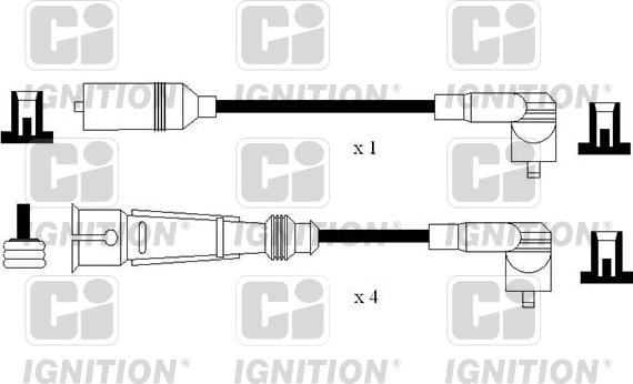 Quinton Hazell XC1197 - Kit cavi accensione autozon.pro