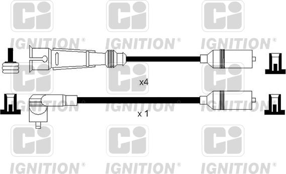 Quinton Hazell XC1149 - Kit cavi accensione autozon.pro