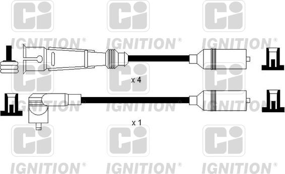 Quinton Hazell XC1159 - Kit cavi accensione autozon.pro