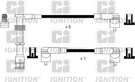 Quinton Hazell XC1156 - Kit cavi accensione autozon.pro