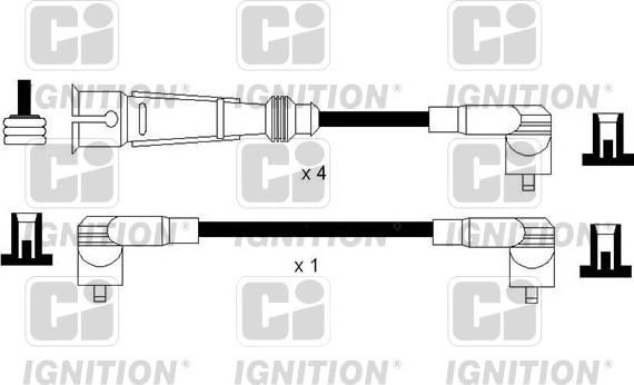 Quinton Hazell XC1151 - Kit cavi accensione autozon.pro