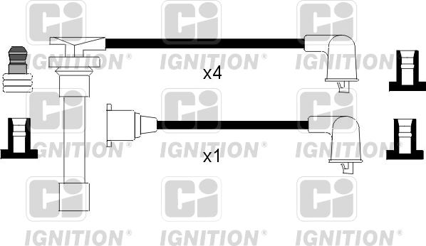 Quinton Hazell XC1109 - Kit cavi accensione autozon.pro