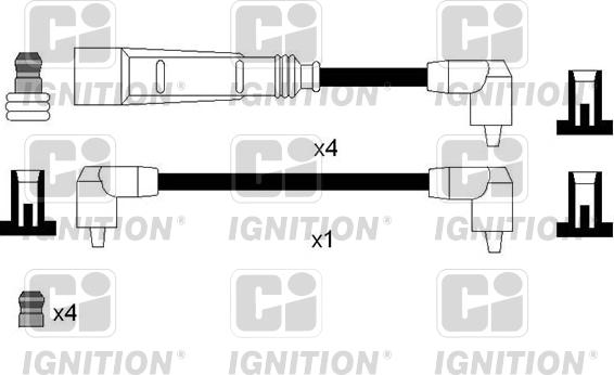 Quinton Hazell XC1206 - Kit cavi accensione autozon.pro