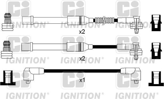 Quinton Hazell XC1213 - Kit cavi accensione autozon.pro