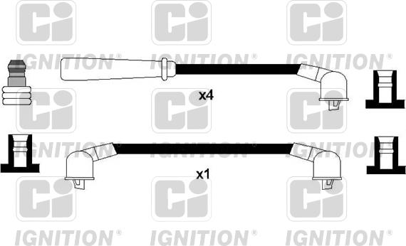 Quinton Hazell XC1231 - Kit cavi accensione autozon.pro