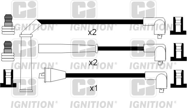 Quinton Hazell XC893 - Kit cavi accensione autozon.pro