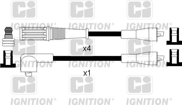 Quinton Hazell XC843 - Kit cavi accensione autozon.pro