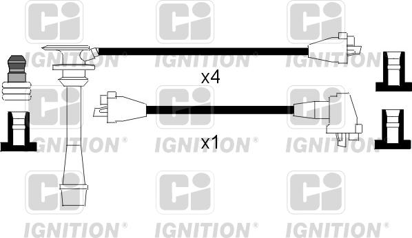 Quinton Hazell XC861 - Kit cavi accensione autozon.pro