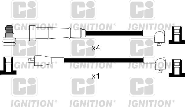 Quinton Hazell XC810 - Kit cavi accensione autozon.pro