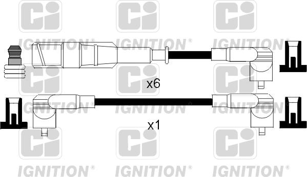 Quinton Hazell XC838 - Kit cavi accensione autozon.pro