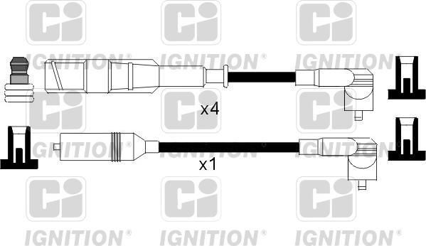 Quinton Hazell XC827 - Kit cavi accensione autozon.pro