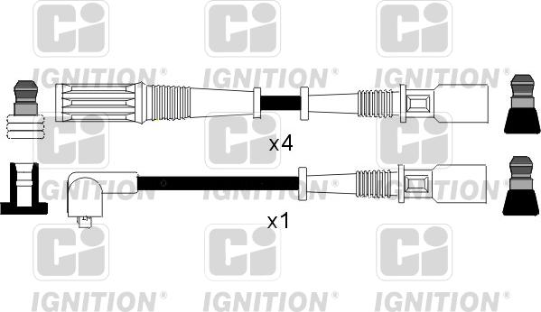 Quinton Hazell XC366 - Kit cavi accensione autozon.pro