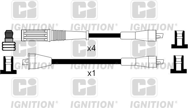 Quinton Hazell XC368 - Kit cavi accensione autozon.pro