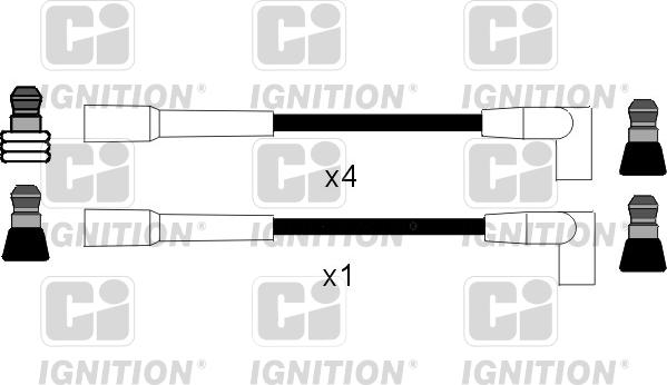 Quinton Hazell XC204 - Kit cavi accensione autozon.pro