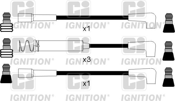 Quinton Hazell XC237 - Kit cavi accensione autozon.pro