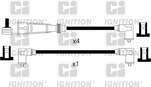 Quinton Hazell XC225 - Kit cavi accensione autozon.pro