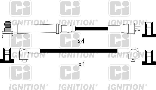 Quinton Hazell XC271 - Kit cavi accensione autozon.pro