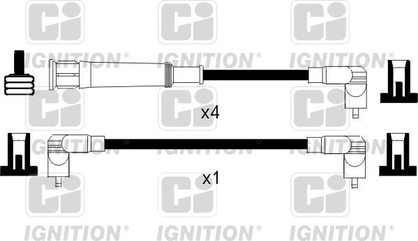 Quinton Hazell XC767 - Kit cavi accensione autozon.pro