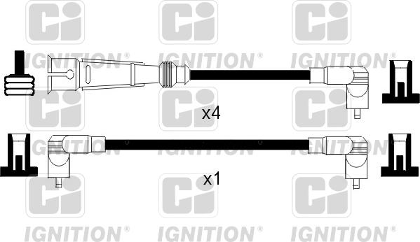 Quinton Hazell XC774 - Kit cavi accensione autozon.pro