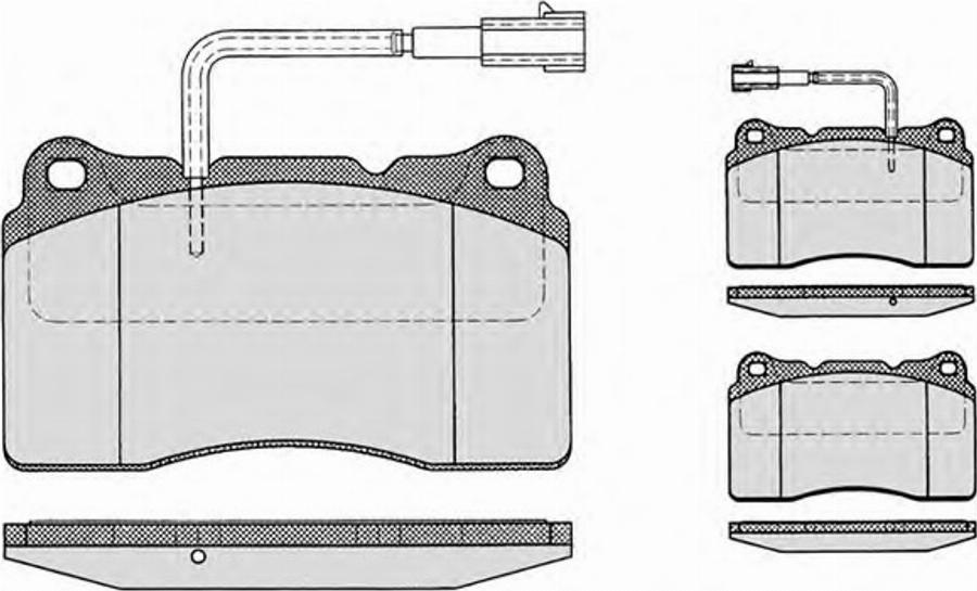 Raicam 604.2 - Kit pastiglie freno, Freno a disco autozon.pro