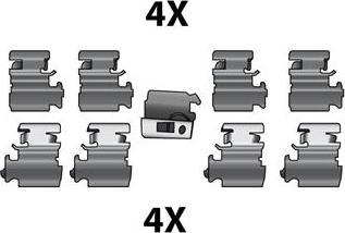 Raicam 12079554 - Kit accessori, Pastiglia freno autozon.pro