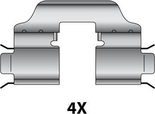 Raicam 12079555 - Kit accessori, Pastiglia freno autozon.pro