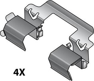 Raicam 12079656 - Kit accessori, Pastiglia freno autozon.pro