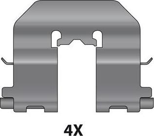 Raicam 12079666 - Kit accessori, Pastiglia freno autozon.pro