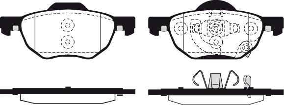 Raicam RA.0965.0 - Kit pastiglie freno, Freno a disco autozon.pro