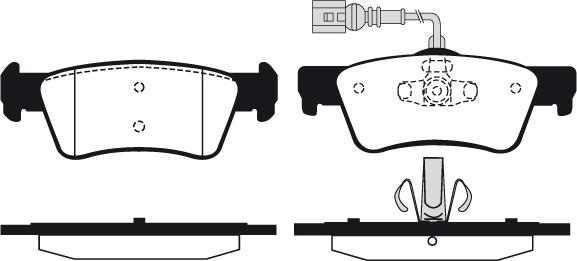 Raicam RA.0908.0 - Kit pastiglie freno, Freno a disco autozon.pro