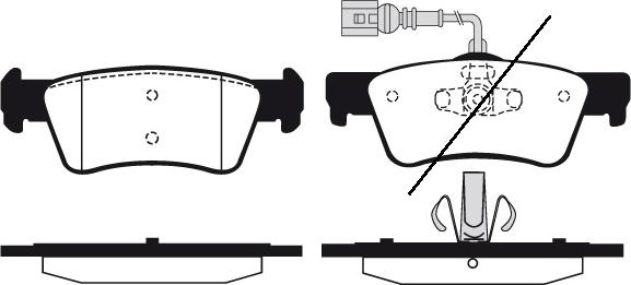 Raicam RA.0908.2 - Kit pastiglie freno, Freno a disco autozon.pro