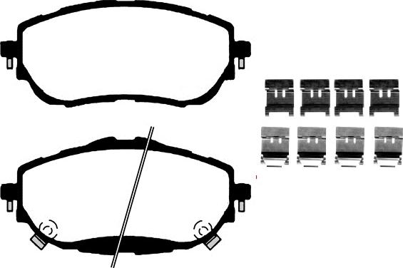 Raicam RA.0986.0K1 - Kit pastiglie freno, Freno a disco autozon.pro