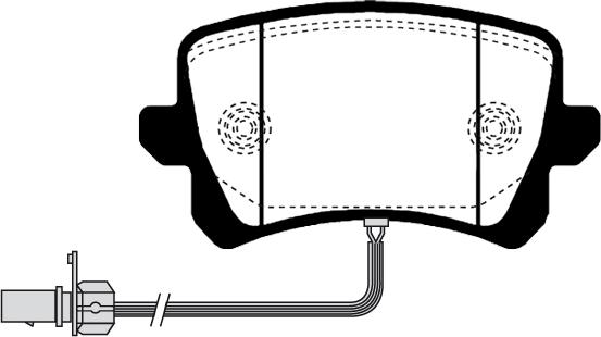 Lucas Electrical GDB2389 - Kit pastiglie freno, Freno a disco autozon.pro