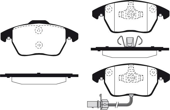 Raicam RA.0922.1 - Kit pastiglie freno, Freno a disco autozon.pro