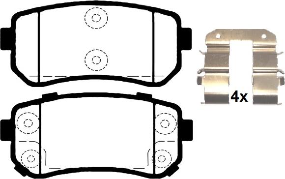 Raicam RA.0979.1K1 - Kit pastiglie freno, Freno a disco autozon.pro